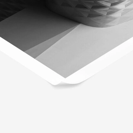 Poster BLACK AND WHITE ARCHITECTURAL REPEATING GEOMETRIC PATTERN - Πολεις - Χαρτες Sticky 1