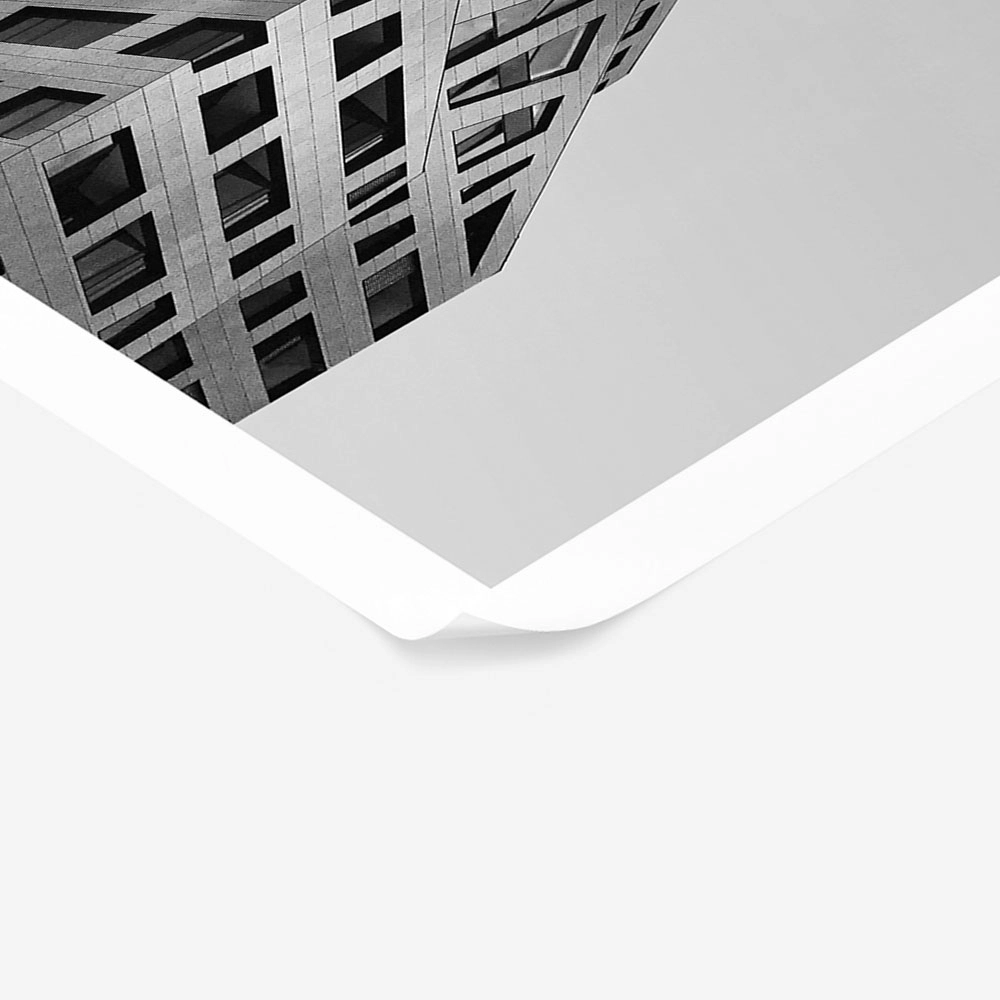 Poster BLACK AND WHITE ARCHITECTURAL SAPPHIRE BUILDING