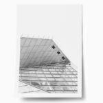 Poster BLACK AND WHITE ARCHITECTURAL SHARP ANGLES