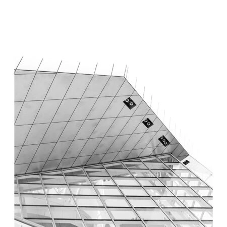 Poster BLACK AND WHITE ARCHITECTURAL SHARP ANGLES - Πολεις - Χαρτες Sticky 2