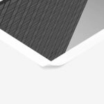 Poster BLACK AND WHITE ARCHITECTURAL SHARP CORNER SKYSCRAPER