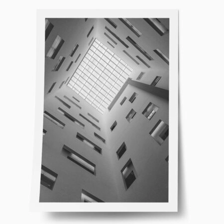 Poster BLACK AND WHITE ARCHITECTURAL SKYLIGHT 3 - Πολεις - Χαρτες