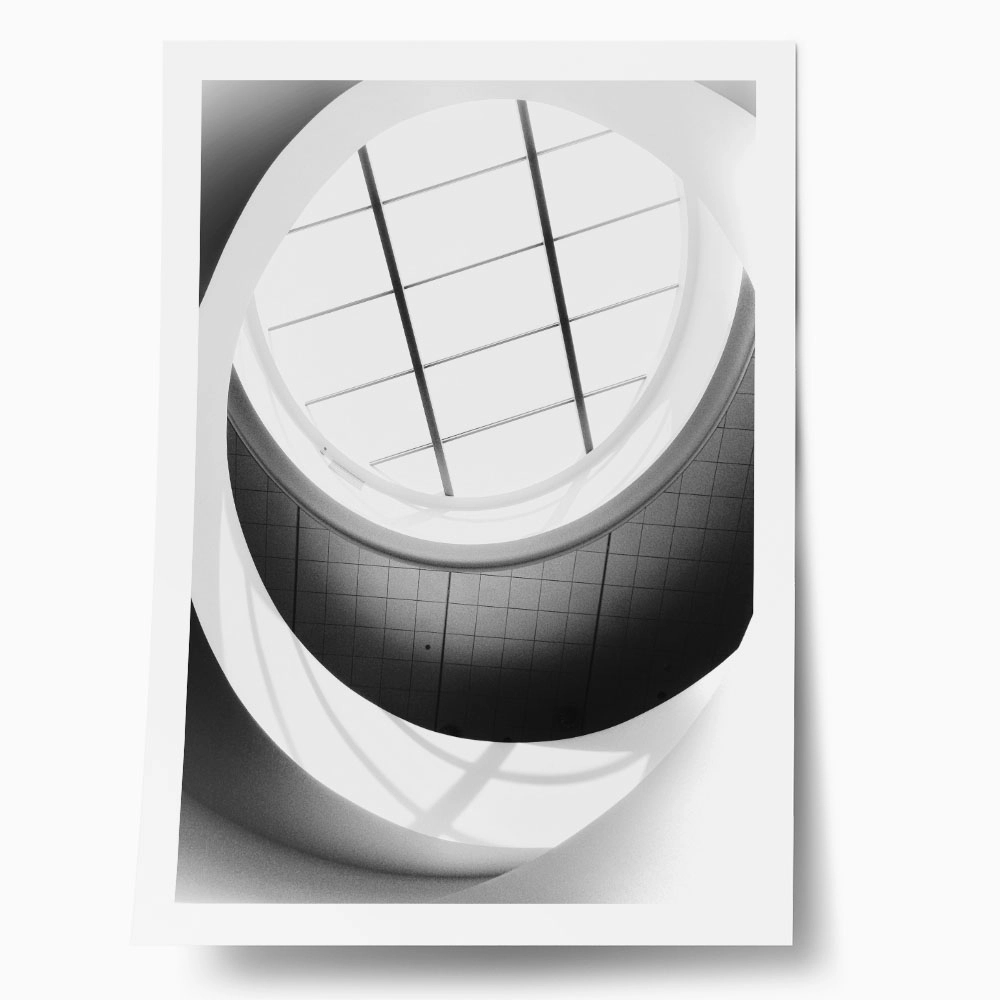 Poster BLACK AND WHITE ARCHITECTURAL SKYLIGHT 4