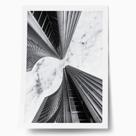 Poster BLACK AND WHITE ARCHITECTURAL SKYSCRAPERS 10 - Πολεις - Χαρτες