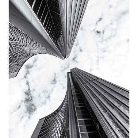 Poster BLACK AND WHITE ARCHITECTURAL SKYSCRAPERS 10 - Πολεις - Χαρτες Sticky 2