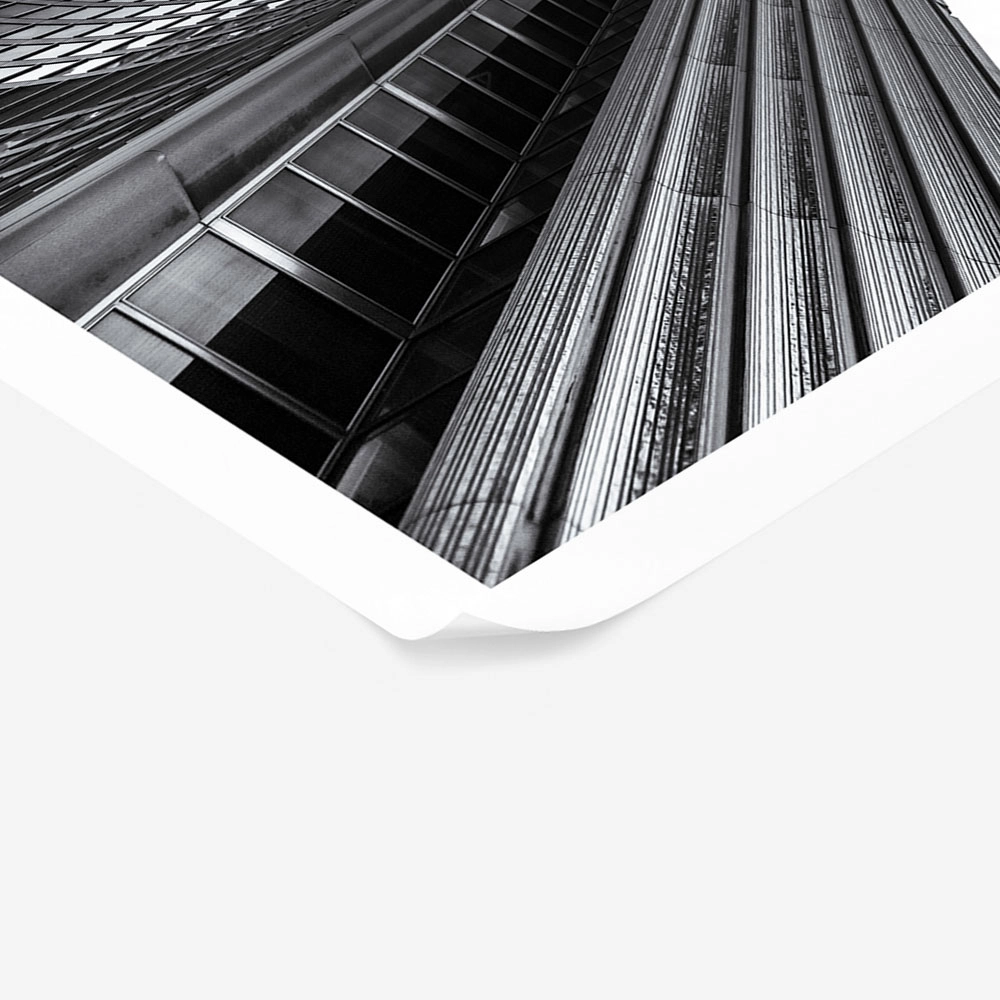 Poster BLACK AND WHITE ARCHITECTURAL SKYSCRAPERS 10