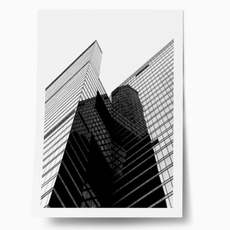 Poster BLACK AND WHITE ARCHITECTURAL SKYSCRAPERS 11 - Πολεις - Χαρτες