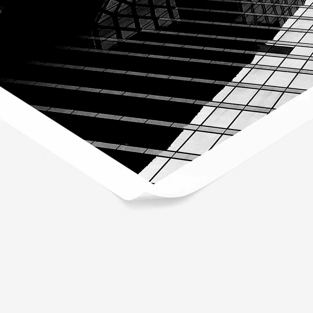 Poster BLACK AND WHITE ARCHITECTURAL SKYSCRAPERS 11