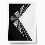 Poster BLACK AND WHITE ARCHITECTURAL SKYSCRAPERS 3