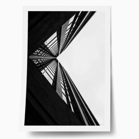 Poster BLACK AND WHITE ARCHITECTURAL SKYSCRAPERS 3 - Πολεις - Χαρτες