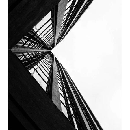 Poster BLACK AND WHITE ARCHITECTURAL SKYSCRAPERS 3 - Πολεις - Χαρτες Sticky 2