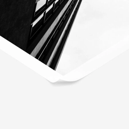 Poster BLACK AND WHITE ARCHITECTURAL SKYSCRAPERS 3 - Πολεις - Χαρτες Sticky 1