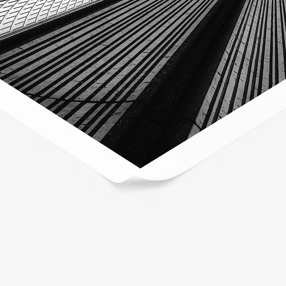 Poster BLACK AND WHITE ARCHITECTURAL SKYSCRAPERS 4
