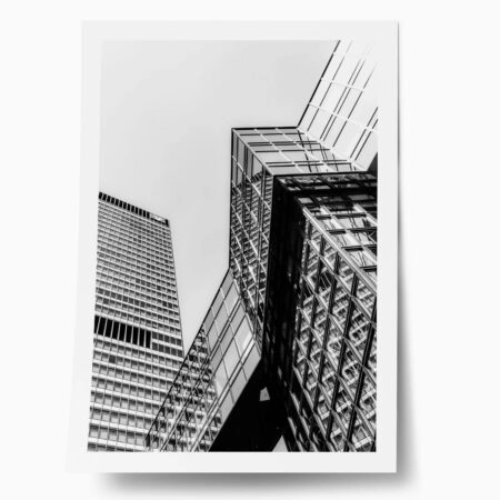 Poster BLACK AND WHITE ARCHITECTURAL SKYSCRAPERS 5 - Πολεις - Χαρτες