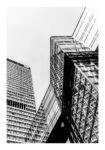 Poster BLACK AND WHITE ARCHITECTURAL SKYSCRAPERS 5