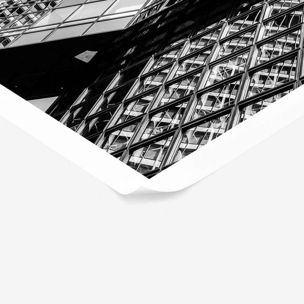 Poster BLACK AND WHITE ARCHITECTURAL SKYSCRAPERS 5
