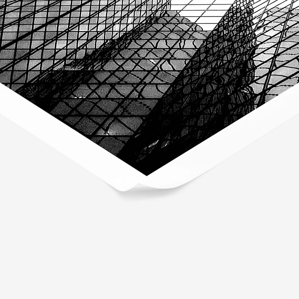 Poster BLACK AND WHITE ARCHITECTURAL SKYSCRAPERS 6