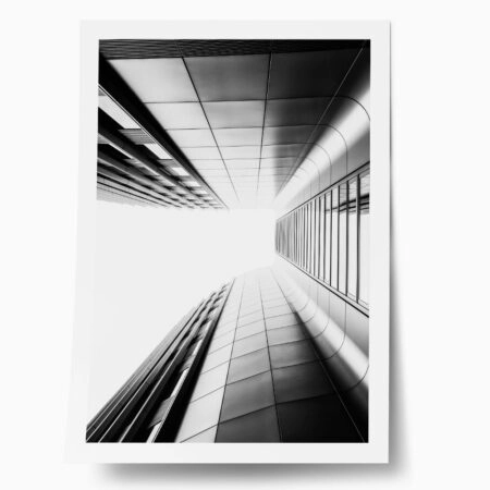 Poster BLACK AND WHITE ARCHITECTURAL SKYSCRAPERS 7 - Πολεις - Χαρτες