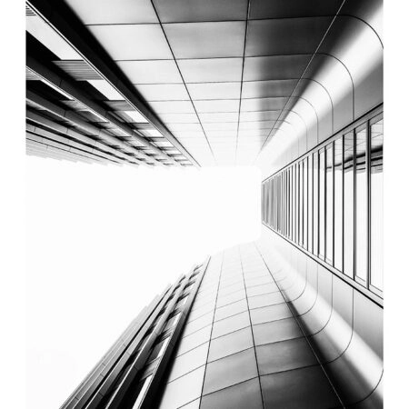 Poster BLACK AND WHITE ARCHITECTURAL SKYSCRAPERS 7 - Πολεις - Χαρτες Sticky 2
