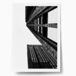 Poster BLACK AND WHITE ARCHITECTURAL SKYSCRAPERS 8