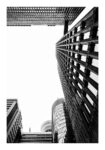 Poster BLACK AND WHITE ARCHITECTURAL SKYSCRAPERS 9
