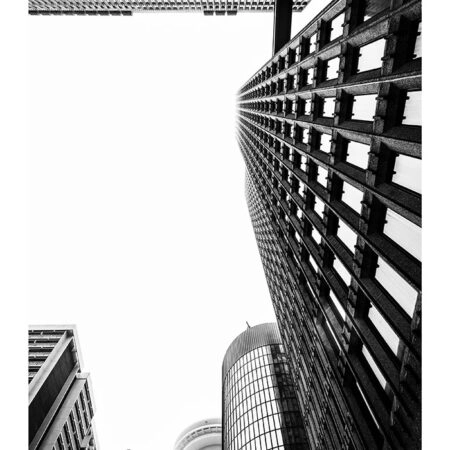 Poster BLACK AND WHITE ARCHITECTURAL SKYSCRAPERS 9 - Πολεις - Χαρτες Sticky 2