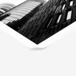 Poster BLACK AND WHITE ARCHITECTURAL SKYSCRAPERS 9