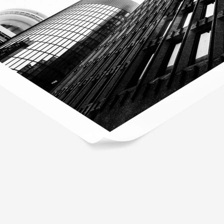 Poster BLACK AND WHITE ARCHITECTURAL SKYSCRAPERS 9 - Πολεις - Χαρτες Sticky 1