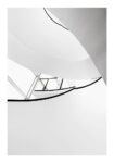 Poster BLACK AND WHITE ARCHITECTURAL SPIRAL STAIRCASE 4