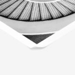 Poster BLACK AND WHITE ARCHITECTURAL SPIRAL STAIRCASE