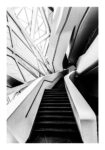 Poster BLACK AND WHITE ARCHITECTURAL STAIRCASES