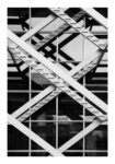 Poster BLACK AND WHITE ARCHITECTURAL STEEL FRAMEWORK