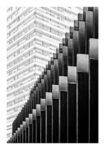 Poster BLACK AND WHITE ARCHITECTURAL STRUCTURAL COLUMNS