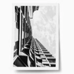 Poster BLACK AND WHITE ARCHITECTURAL STRUCTURAL LINES