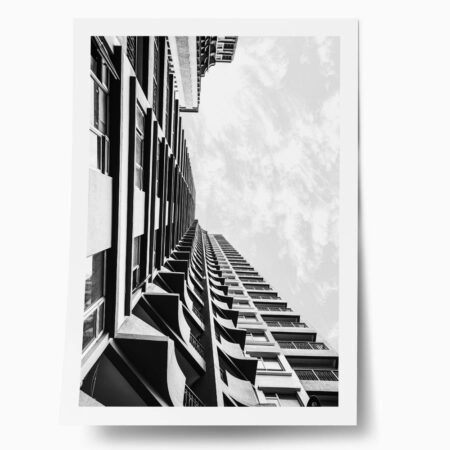 Poster BLACK AND WHITE ARCHITECTURAL STRUCTURAL LINES - Πολεις - Χαρτες