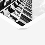 Poster BLACK AND WHITE ARCHITECTURAL STRUCTURAL LINES