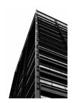 Poster BLACK AND WHITE ARCHITECTURAL STRUCTURAL STEEL CORNER