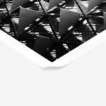 Poster BLACK AND WHITE ARCHITECTURAL TRIANGULAR SUNSHADES 2