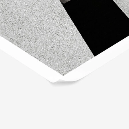 Poster BLACK AND WHITE ARCHITECTURAL TRIANGULAR SUNSHADES GEOMETRIC BOX STRUCTURES - Πολεις - Χαρτες Sticky 1