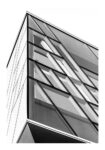 Poster BLACK AND WHITE ARCHITECTURAL TRIANGULAR WINDOWS