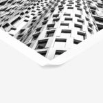 Poster BLACK AND WHITE ARCHITECTURAL URBAN GEOMETRIC SYMMETRY