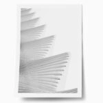 Poster BLACK AND WHITE ARCHITECTURAL WAVY STRUCTURAL BEAMS