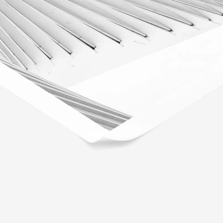 Poster BLACK AND WHITE ARCHITECTURAL WAVY STRUCTURAL BEAMS - Πολεις - Χαρτες Sticky 1