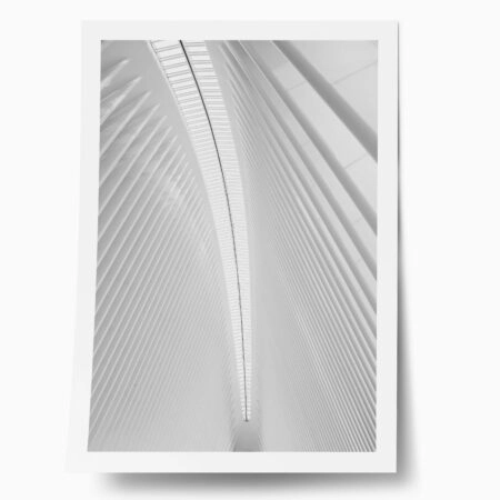 Poster BLACK AND WHITE ARCHITECTURAL WHITE STEEL RIBS - Πολεις - Χαρτες