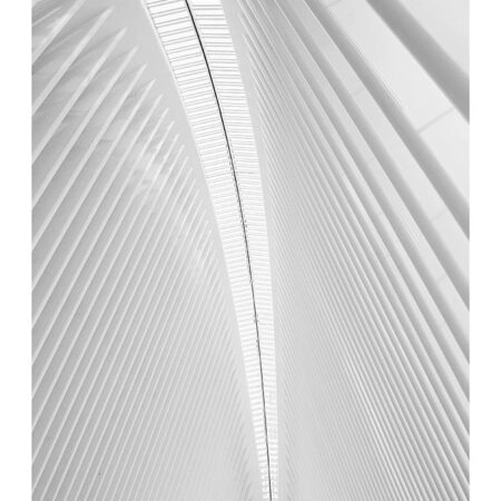 Poster BLACK AND WHITE ARCHITECTURAL WHITE STEEL RIBS - Πολεις - Χαρτες Sticky 2