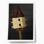 Poster RUSTIC FARMHOUSE BIRDHOUSE