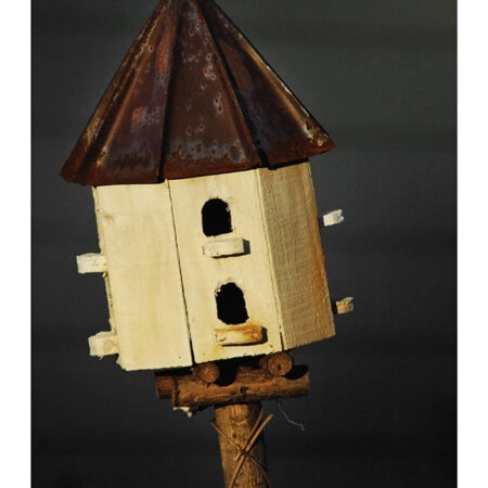 Poster RUSTIC FARMHOUSE BIRDHOUSE -  Sticky 2