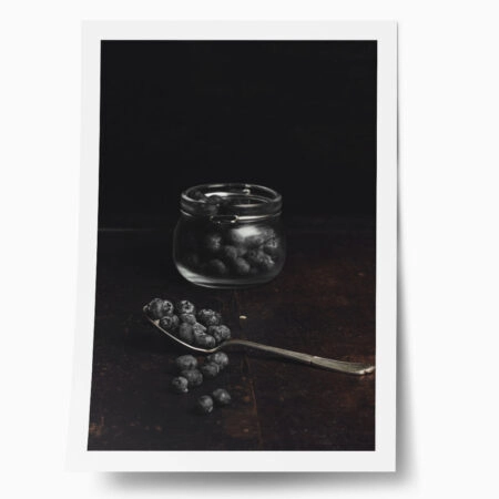 Poster RUSTIC FARMHOUSE BLUEBERRIES - 