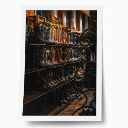 Poster RUSTIC FARMHOUSE BOOTS - 