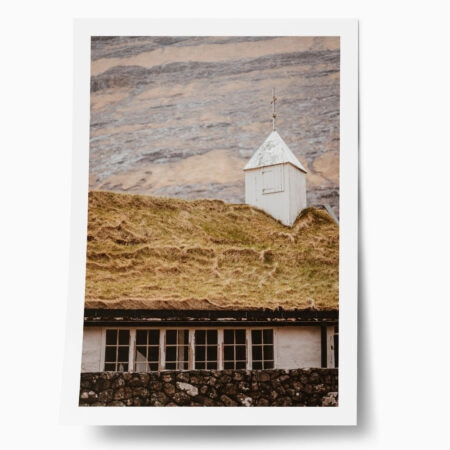 Poster RUSTIC FARMHOUSE CABIN ROOF - 